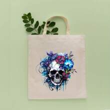 1pc/2pcs/3pcs Floral Skull Patches - Iron On Transfer Stickers For T-Shirts, Sweatshirts, Jeans, Bags, Clothing Accessories, Masks, Backpacks, Hats, Pillows - Washable And Long-Lasting - For DIY Fashion Enthusiasts - Perfect For Personalizing Apparel And Accessories