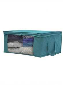 Foldable Storage Containers - Clothes Storage Bags With Lids And Handle For Organizing Bedroom Closet Clothing Comforter Organization And Storage, Ideal For Home, Bedroom, Dorm, Spa Wardrobes Under-Bed Storage