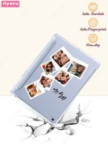 Ayotu Image&Text Customization IPad Protective Case Compatible With IPad 10th Generation,IPad Mini4/5/6/7, IPad Pro 11-In(M4)-2024, IPad 10.2-Inch, Cover Compatible With Samsung Galaxy Tab S6 Lite 10.4 Inch, Personalized Clear Protective Cover With Pen Slot, DIY Photo Custom Gift For Self, Friends, Work, Birthday, New Year, Anniversary, Valentine's Day - Multicolor - View 7
