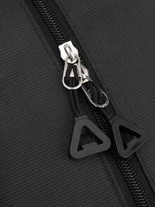 Ba lô đựng laptop 15.6 inch dành cho nam, nhiều ngăn, chất liệu nylon in chữ, túi du lịch dung tích lớn, balo tiện dụng cho người đi làm, phù hợp cho học sinh, doanh nhân, du lịch, hoạt động ngoài trời, làm quà tặng. - Xám - Xem 7