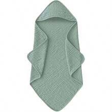 1PC Muslin Hooded Baby Towels Ultra-Soft Absorbent Baby Bath Towels With Hood For Newborn And Infant 30x30inch