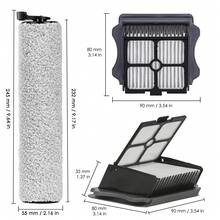 Rodillo de cepillo de repuesto compatible con Tineco IFloor 3 / Floor One S3 / IFloor 2 Aspiradora inalámbrica húmeda y seca, kit de accesorios de repuesto. Aspiradora, succión de aspiradora