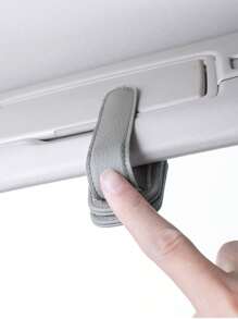 Soporte multifunción para gafas de sol en visera de coche, clip para almacenar gafas de sol en el coche