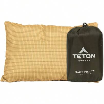 TETON Sports Camp Pillow; Great Travel, Camping And Backpacking; Washable
