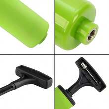 Mini pompa ad aria per palloni gonfiabili, mini pompa manuale per gonfiare palloni da calcio, pallavolo, basket e anelli da nuoto, ago per palloni gonfiabili, pompa multi-uso portatile e manuale, facile da usare per biciclette, palloni da calcio, palloni da basket, anelli da spiaggia e accessori da spiaggia, galleggianti da piscina - nero - Visualizzare 10