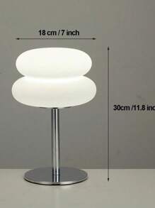 1 pieza Lámpara de escritorio LED creativa con diseño de hamburguesa, regulable y de 3 colores, alimentada por USB, lámpara de mesita de noche para sala de estar, dormitorio, luz ambiental minimalista vintage, luz nocturna cuidado de los ojos