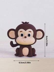 13pcs Or 1pc Forest Leaf Cake Decorations, Jungle Animal Cake Toppers, Lion Giraffe Elephant Monkey Grass Cake Decorations, Happy Birthday Tree Brand Cake Inserts, Suitable For Birthday Cake Decorations, Forest Theme Party Cake Decoration Supplies, Baptism Cake Decorations,Babyshower Cake Toppers(Do Not Touch The Cake Directly; Please Use With A Tray And A White Rod.) - Multicolor - View 13