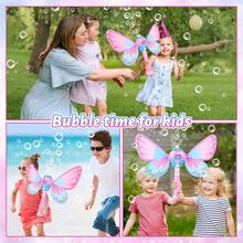 Musical Light Up Butterfly Fairy Stick Bubble Machine Toy Pink - Pink - View 4