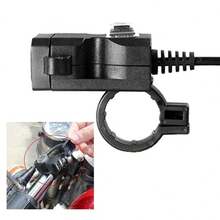AD 1 件摩托车 USB 手机充电器，防水电动自行车双 USB 手机充电器 9V-24V