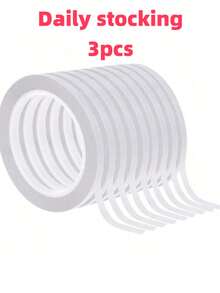 6 件双面胶带 - 工艺双面胶带、剪贴簿用品、摄影、礼品盒、剪贴簿、卡片制作、纸背、办公室和学生 DIY 礼品包装胶带、艺术、工艺品、卡片制作、剪贴簿 - 不防水、木质友好表面、返校必需品、学生用品、返校季节、随机颜色和款式 - 白色 - 查看 16