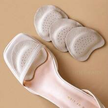 4 Stücke Vorfuß Pads | Atmungsaktive rutschfeste Einlegesohlen für High Heels und Sandalen - Bequeme Echtheder Einlegesohlen, verbesserte Traktion und Stoßabsorption, geeignet für Valentinstag, Weihnachten, Erntedankfest, Lässig Stil, Accessoires für Lässig Schuhe | Atmungsaktive Einlegesohlen