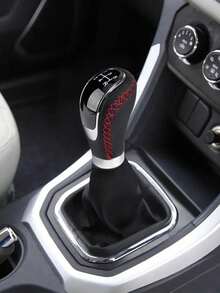 Universal 5-Speed Manual Gear Shift Knob, Leather Manual Transmission Gear Shift Head For Car Modification - one-size - View 15