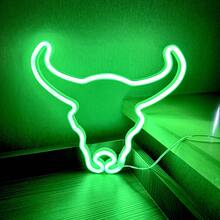 1 件彩虹霓虹灯房间装饰灯，电池或 USB 供电，适用于卧室、宿舍、庭院、露营、酒吧、餐厅、派对、家居、户外装饰