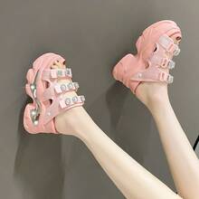 Women Platforms & Wedge Sandals - Black - View 4