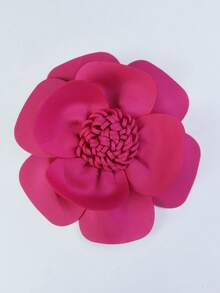 夸张纯色面料花朵胸针发夹，女士泳衣配饰，夏季 - 花 - 查看 11