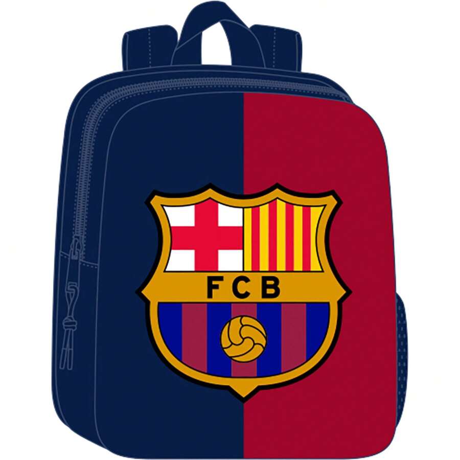 FC Barcelona 3D F.C. Barcelona Children's Daycare Backpack - Preschool Backpack With Relief For Boys - Multicolor - View 1