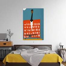 1pc/3pcs Set Modern Bohemian African Art Canvas Posters,Vibrant On Canvas Wall Arts,For Bedroom, Living Room, Hallway,Hotel, Apartment, Studio Wall Decoration,Ideal Summer Gift For Art Lovers And Boho Fashion Enthusiasts,NO Frame/Framed