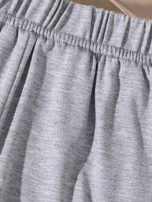 Bộ áo thun cổ tròn tay ngắn in hình xe hơi dành cho bé trai tuổi teen và quần short - màu đen - Xem 6