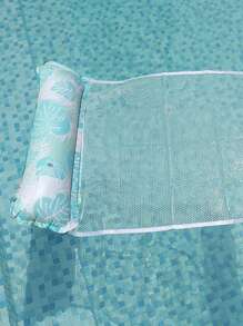 1 pieza Silla de agua inflable, suministros para fiestas de piscina y playa de verano para adultos, regalo de verano perfecto, balsa de natación para adultos para diversión y relajación en vacaciones, hamaca de agua multifuncional