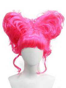 Party Perücken, einzigartige herzförmige Perücken, Herz Königin Cosplay synthetische Haar Perücke - Verschiedenfarbig - Übersicht 6