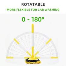 3 Section Car Wash Mop Head Microfibre Telescopic Cleaning Brush Wash Cleaner