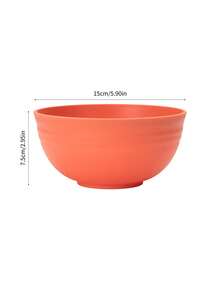 4/8pcs Plastic PP Cereal Bowls, Suitable For Soup, Snacks, Salad, Fruit, Dishwasher & Microwave Friendly,School Supplies - Multicolor - View 11