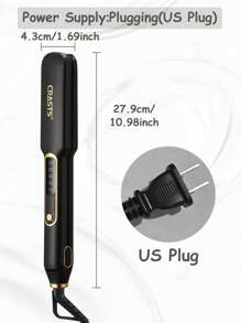 CRASTS CRASTS Professional Hair Straightener,Flat Iron,Hair Iron,Straightener&Curler Hair,Heatting Fast,LCD Dispaly,Quick Temperature Adjustment,Titanium Hard Plate,Home&Salon Use,Hair Care Gift