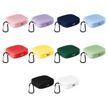 DO AS YOU WISH Funda de silicona para auriculares Redmi Buds 6 Active, hecha de material de silicona, resistente a los arañazos, ligera con múltiples colores, hebilla de metal para un fácil transporte