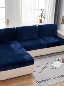 1pc Velvet Sofa Cover Classic Style Sofa Protector/1/2/3/4 Seater Sofa Cover/High Elastic Comfort Cushion Cover Suitable For Living Room Bedroom Hotel Home Decoration.