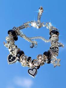 1 件音乐节魅力手链，TS 友谊手链，音乐节音乐会欢呼腕带，时尚简约吉他和鼓乐队手链