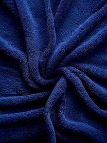 TOALLA DE BAÑO 100% ALGODÓN MEXICANO (Gruesa) ABSORBENTE  70m X 135cm, la cenefa puede variar - Azul Marino - Ver 5