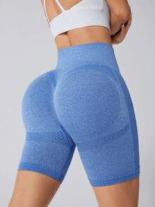 1pc Yoga Skinny Shorts For Outdoor Running