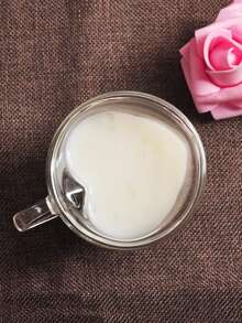 High Borosilicate Heat-Resistant Heart-Shaped Double-Layer Glass Milk, Coffee, Juice Cup With Handle, Heart-Shaped Breakfast Tableware, Heart Coffee Cup, Valentine's Day Gift, Christmas Gift - Multicolor - View 6