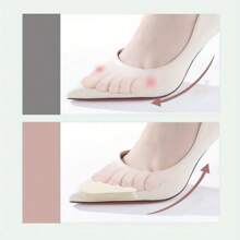 4/8/12 Pieces Front Pad: Adjustable High Heels Shoe Size Reducer Pads For Women - Soft Anti-Slip Toe Cushions, Half Size (Up/Down) Soft Toe Pads For High Heels Women, Prevent Pain, Reduce Blisters, And Enhance Comfort.
