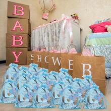 60 piezas/20 sets Llaveros de elefante para baby shower, incluye 20 llaveros de elefante, 20 etiquetas de agradecimiento, 20 bolsas de regalo, adecuado para baby shower con tema de elefante, cumpleaños de niño/niña, Navidad, graduación, inauguración de casa, San Valentín, aniversario, despedida de soltera - Celeste - Ver 7