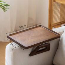 1 Set Armrest Table Clamp On Tray, Fits Wide Sofa, Sofa Arm Tray Table, Portable Table, TV Table And Small Side Table