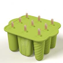 2025 New Popsicle Ice Maker Molds, Summer Hot Ice Maker Tray, Ice Cream Tools With Wooden Stick Silicone Popsicle Molds. Custom Mini Silicone Ice Cream Popsicle Molds, 12 Pieces Silicone Frozen Popsicle Maker Mold Set With Popsicle Sticks And Cleaning Brush, Easy Release Ice Cream Molds
