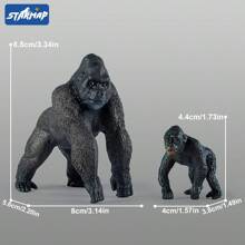 North American Forest Animal Figurines Educational Toy Cake Toppers,Realistic Jungle Animal Set, Christmas Birthday Gift For Kids Toddlers, Includes Elephant,Camel,Giraffe,Tiger Lion,Panda,Bear,Deer,Hippo,Rhino,Raccoon,Lynx,Wolf,Eagle,Beaver, Rabbit,Beaver,Bald Eagle, And More