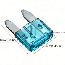 60pcs Bagged Insurance Sheet, Car Fuse, Small Size 5A/10A/15A/20A/25A/30A - 60pcs - View 5