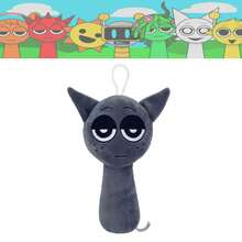 Muñeco de Peluche Sprunki Monstruos de Colores Incredibox Juego Musica y Sonidos Personajes - Gris Oscuro - Ver 3