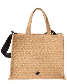 PATOU JP Large Raffia Tote - Nhiều màu - Xem 2