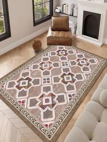 Modern Abstract Indoor Decorative Rug, New Short Plush Pearl Velvet Material Indoor Carpet, Living Room Rug, Sofa Rug, Bedroom Rug, Bedside Non-Slip Mat, Dining Room Kitchen Rug, Office Chair Pad, Entryway Doormat, Outdoor Picnic Mat, Baby Crawling Soft Carpet, Outdoor Camping Mat - Multicolor 2 - View 17