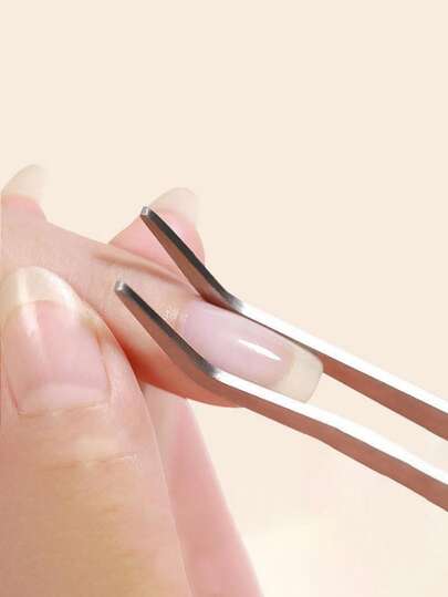 1pc Multifunctional Nail Art Shaping Clip, Crystal Nail Molding Tweezers, Nail Shaping Pliers For Gel Nail Sculpting,Nail Supplies,Nail Tools,Nail Art Tools,Back To School,Nails,Nail Tools For Press On Nails