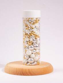 Round White Pearl Sugar Sprinkles, Suitable For Decorating Ice Cream, Cupcakes, Baking, Cookies, Cakes For Weddings, Birthday Parties, Christmas Parties. For Decoration Only, Not Edible - Multicolor - View 22