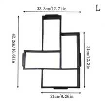 1 pièce Moule pour pavage de chemin de jardin, moule en béton manuel DIY pour brique, pierre, route en béton