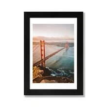 1/3件/套 4x6”、“5x7”、“8x8”、“8x10”、“11x14”、“12x16” PVC桌面相框，带衬垫，6种尺寸，适用于家居装饰、婚礼、派对、婴儿派对、周年纪念、照片墙，黑色，可横向或纵向壁挂（不含相纸）