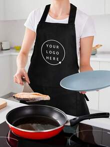 Custom Text Customization, Apron Customization, Personalized Black Apron, Household Apron, Baking Apron, Housewife Apron, Hairdresser Beauty Salon Beautician Cosmetology School Barber Apron, Gift Customization, Unique, Personalized Ideal Gift For Him/Her - Multicolor - View 2