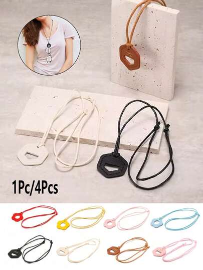 1/4 Pcs Anti Fall Reading Eyewear Clip Lanyard Eyewear Protector Eyeglass Chain Holder Hanging Neck Strap Rope Glasses Lanyard Glasses Storage Case Sunglasses Box Portable Fashion Eyewear Hanging Neck Strap For Outdoor Travel & Everyday Use, Secure Eyewear Storage & Fashion Accessory, Strap For Glasses, Casual Style Accessory, Handcrafted Look