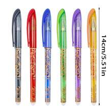 6pcs Erasable Ball Point Pens, Marker Pens, Student Journaling Pens, School Ball Pens, Stationery Writing Supplies, Office Student Exam Pens, Creative Student Stationery, Prize Pens, Creative Stationery, Back To School Supplies, School Stationery, Gift Pens - Multicolor - View 4