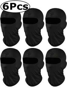 10 件装男士滑雪面罩全脸罩冬季面罩紫外线防晒拉法帽女士户外骑行 - A - 查看 17